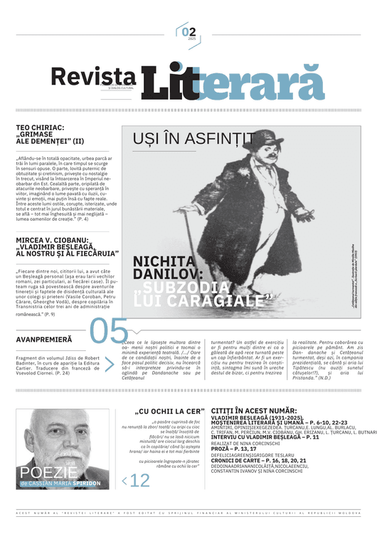 ANUL XI | NUMĂRUL 2 (85) | MARTIE-APRILIE | 2025