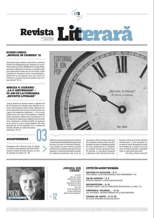 ANUL X | NUMĂRUL 5 (82) | SEPTEMBRIE-OCTOMBRIE | 2024